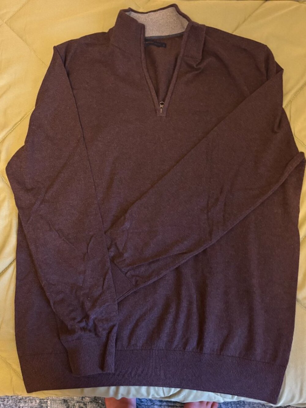 Three Quarter Zipper Sweaters. - Picture 3 of 3